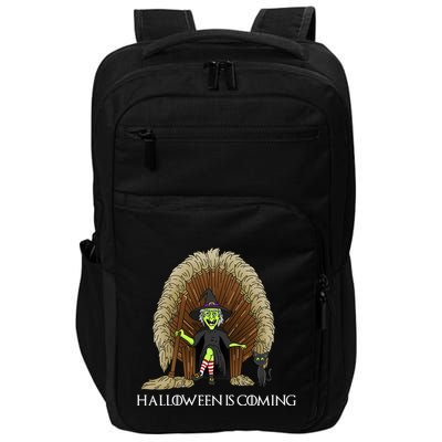 Halloween Is Coming Witch Brooms Throne Impact Tech Backpack