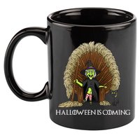 Halloween Is Coming Witch Brooms Throne 11oz C Handle Ceramic Mug