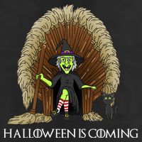 Halloween Is Coming Witch Brooms Throne 11oz C Handle Ceramic Mug
