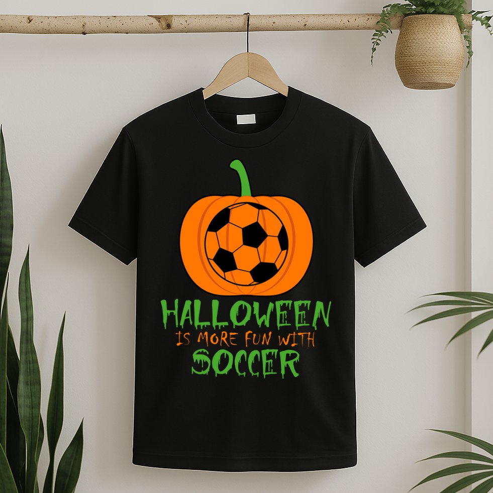 Halloween Is More Fun With Soccer T-Shirt