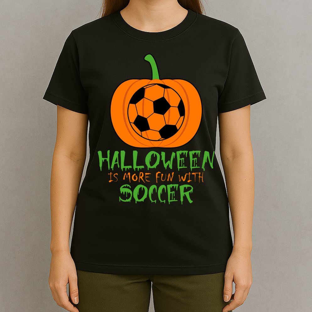 Halloween Is More Fun With Soccer T-Shirt