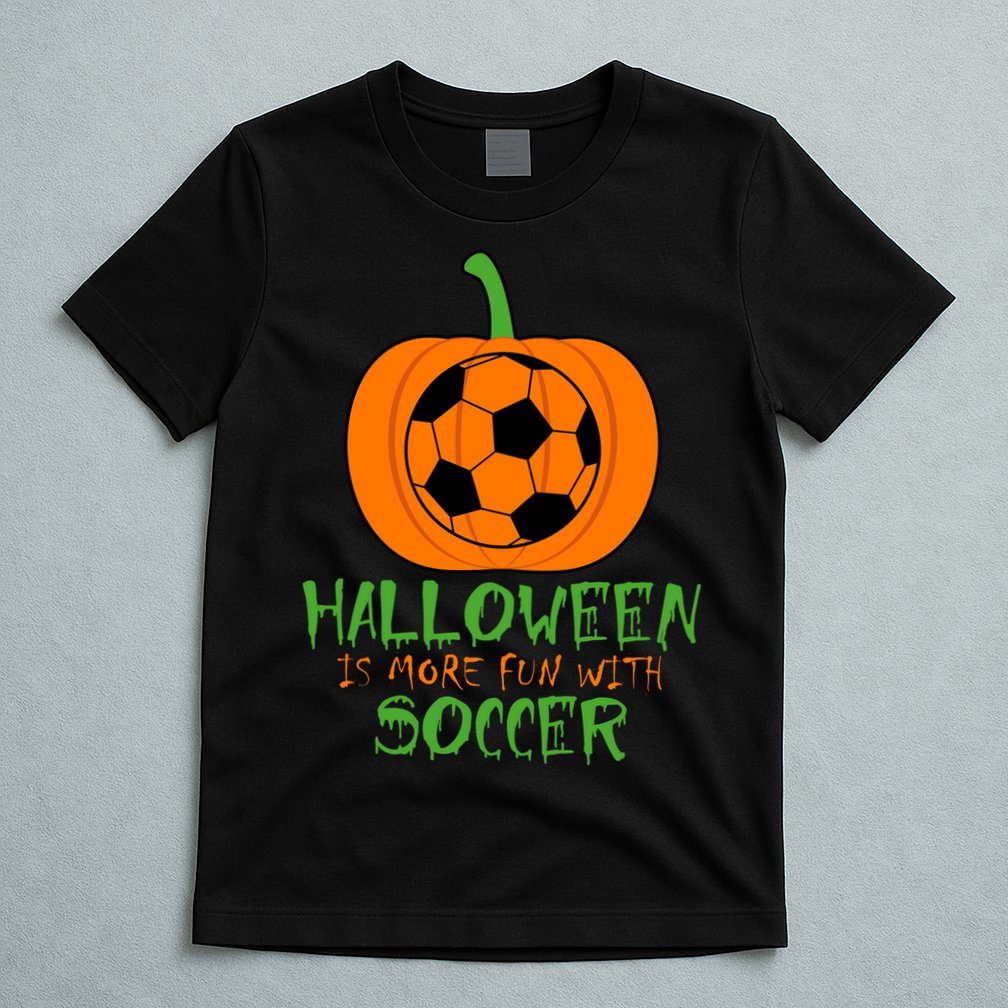 Halloween Is More Fun With Soccer T-Shirt