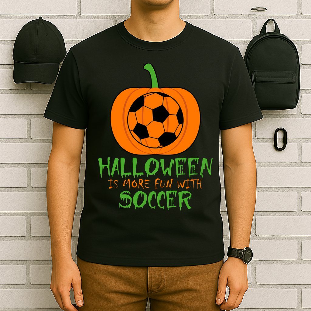 Halloween Is More Fun With Soccer T-Shirt