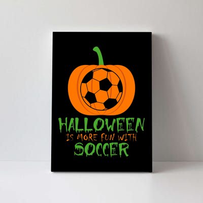 Halloween Is More Fun With Soccer Canvas