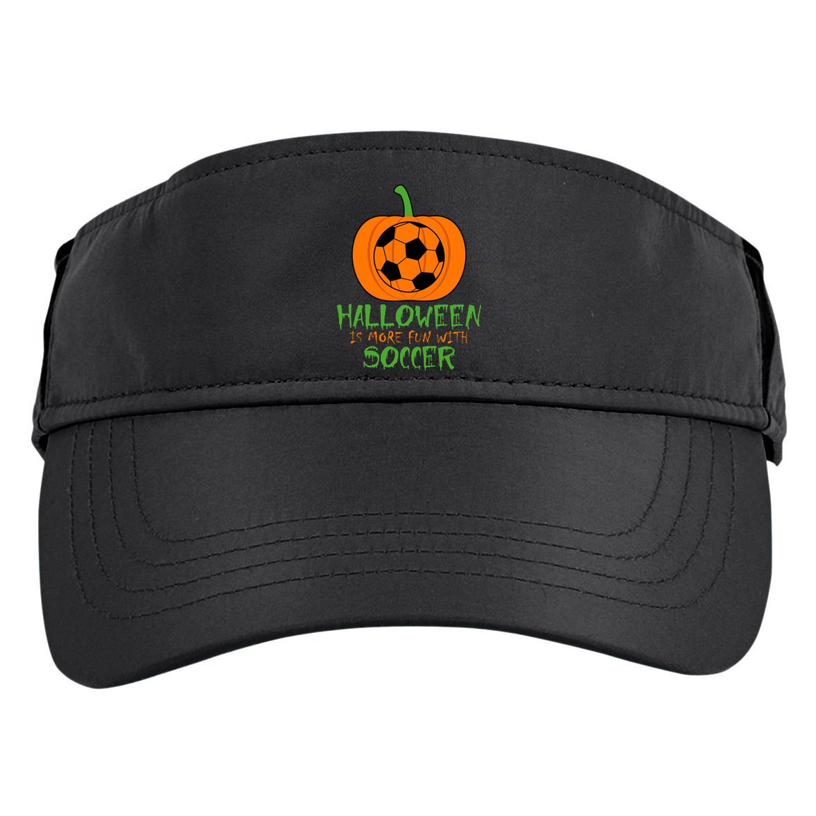 Halloween Is More Fun With Soccer Adult Drive Performance Visor