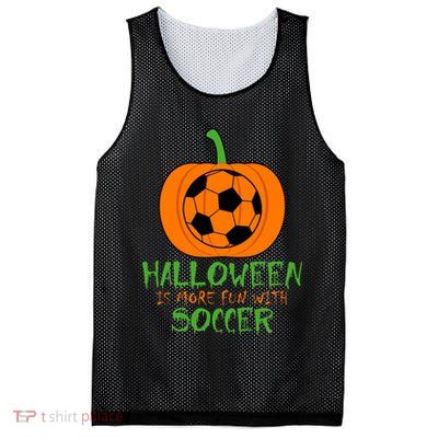 Halloween Is More Fun With Soccer Mesh Reversible Basketball Jersey Tank