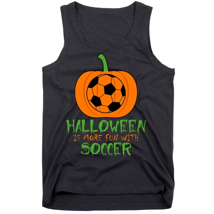 Halloween Is More Fun With Soccer Tank Top