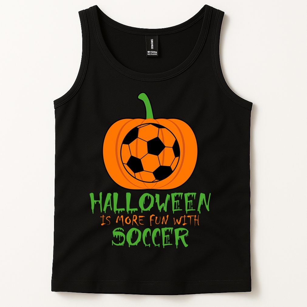 Halloween Is More Fun With Soccer Tank Top