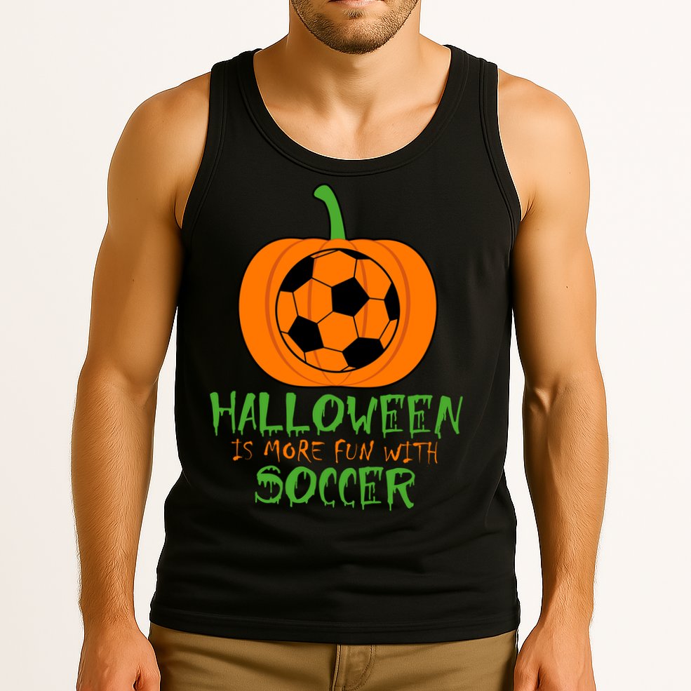 Halloween Is More Fun With Soccer Tank Top