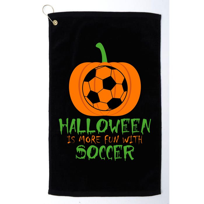Halloween Is More Fun With Soccer Golf Towel