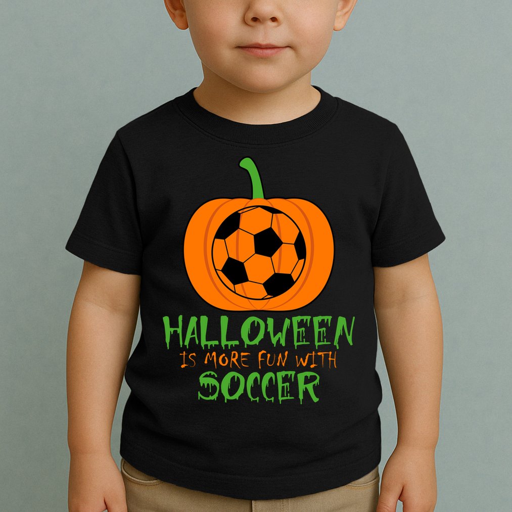 Halloween Is More Fun With Soccer Toddler T-Shirt