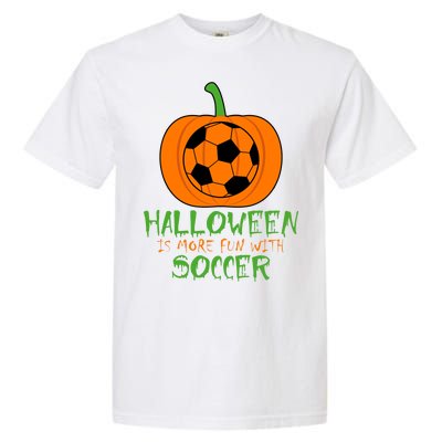 Halloween Is More Fun With Soccer Garment-Dyed Heavyweight T-Shirt