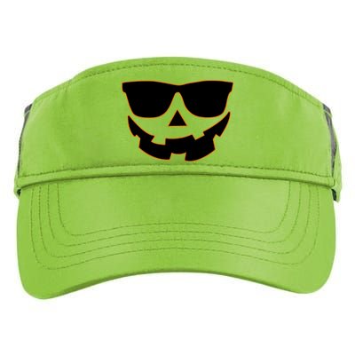 Halloween Jack-O- Lantern With Shades Adult Drive Performance Visor