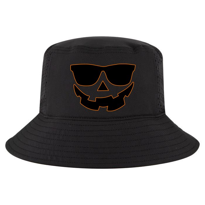 Halloween Jack-O- Lantern With Shades Cool Comfort Performance Bucket Hat