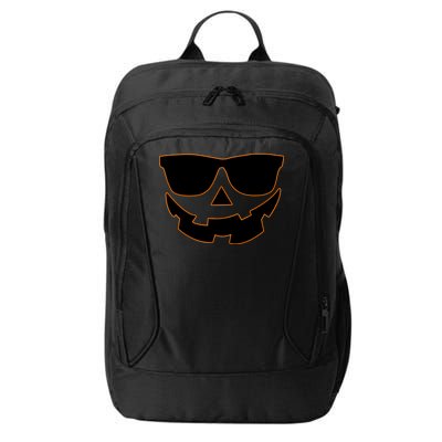 Halloween Jack-O- Lantern With Shades City Backpack