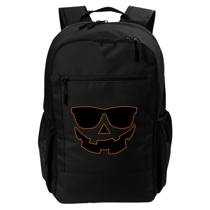 Halloween Jack-O- Lantern With Shades Backpack