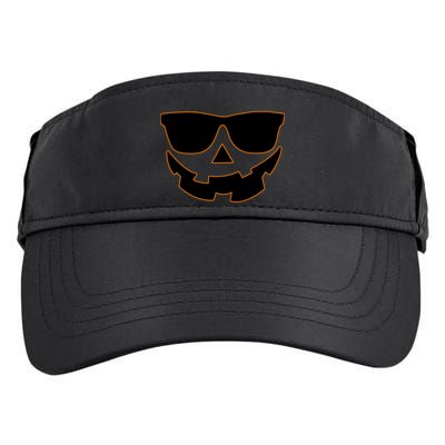 Halloween Jack-O- Lantern With Shades Adult Drive Performance Visor