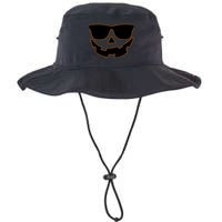 Halloween Jack-O- Lantern With Shades Bucket Hat