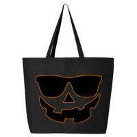 Halloween Jack-O- Lantern With Shades 25L Jumbo Tote