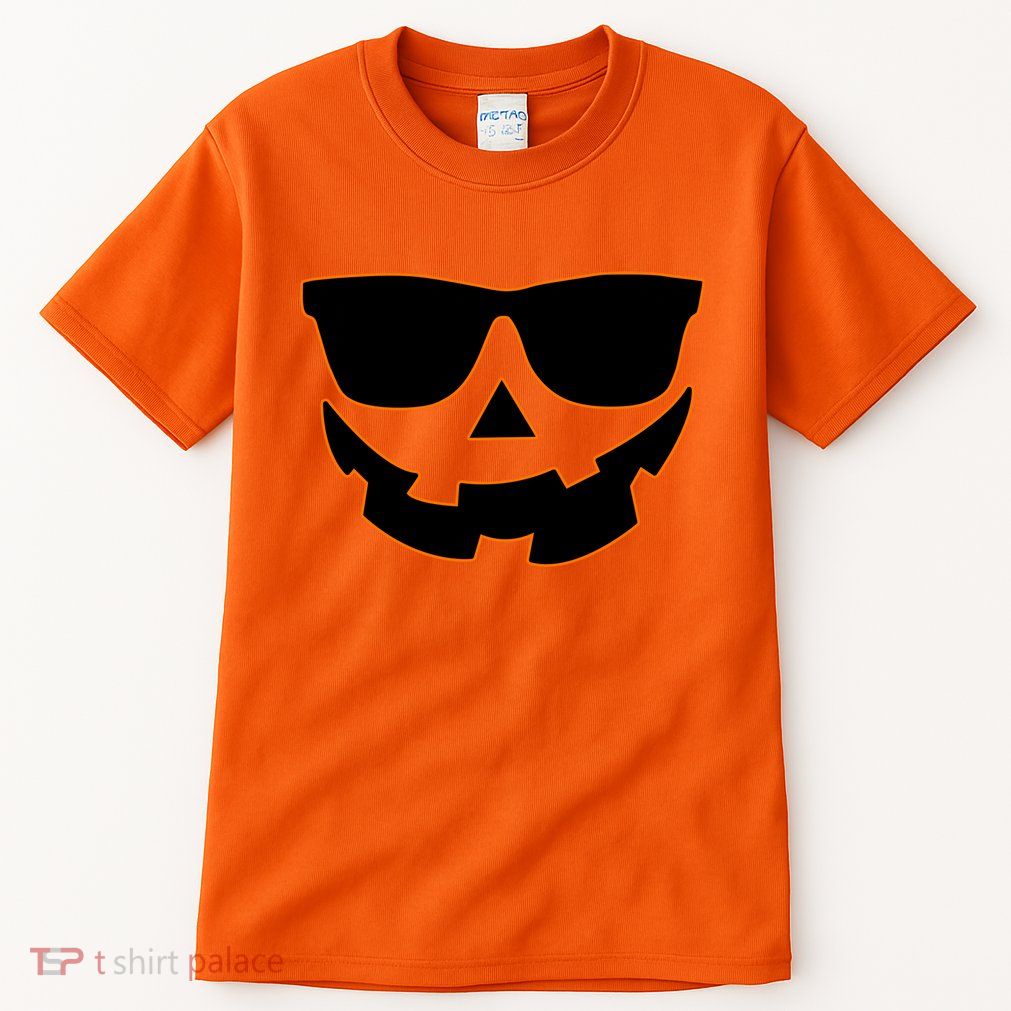 Halloween Jack-O- Lantern With Shades Tall T-Shirt