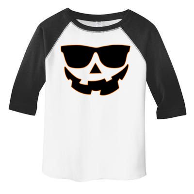 Halloween Jack-O- Lantern With Shades Toddler Fine Jersey T-Shirt