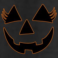 Halloween Jack-O-Lantern With Lashes Cool Comfort Performance Bucket Hat