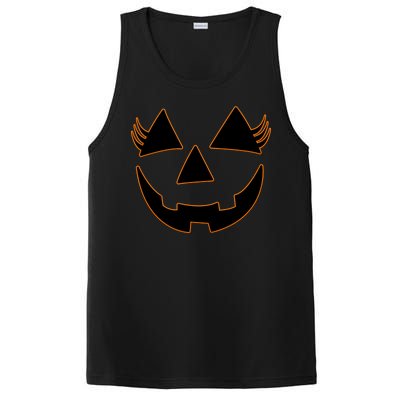 Halloween Jack-O-Lantern With Lashes PosiCharge Competitor Tank