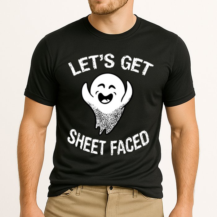 Halloween Let's Get Sheet Faced Ghost Performance Shirt