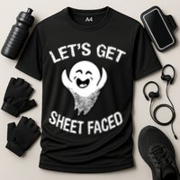 Halloween Let's Get Sheet Faced Ghost Performance Shirt