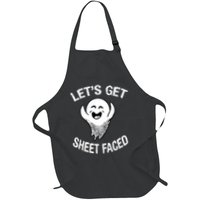 Halloween Let's Get Sheet Faced Ghost Apron