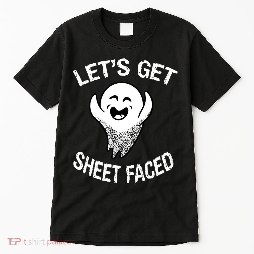 Halloween Let's Get Sheet Faced Ghost Tall T-Shirt