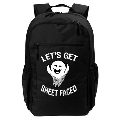 Halloween Let's Get Sheet Faced Ghost Backpack