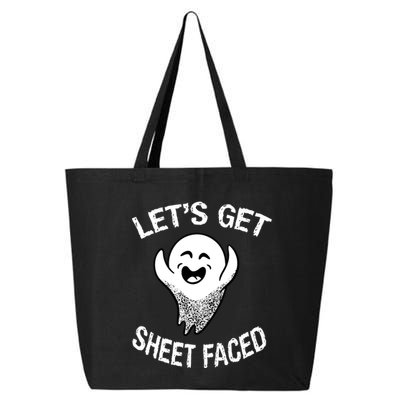 Halloween Let's Get Sheet Faced Ghost 25L Jumbo Tote