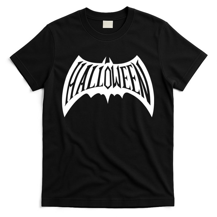 Halloween Man Bat Logo T-Shirt