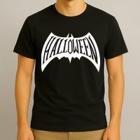 Halloween Man Bat Logo T-Shirt