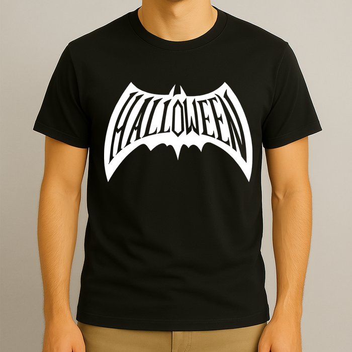 Halloween Man Bat Logo T-Shirt