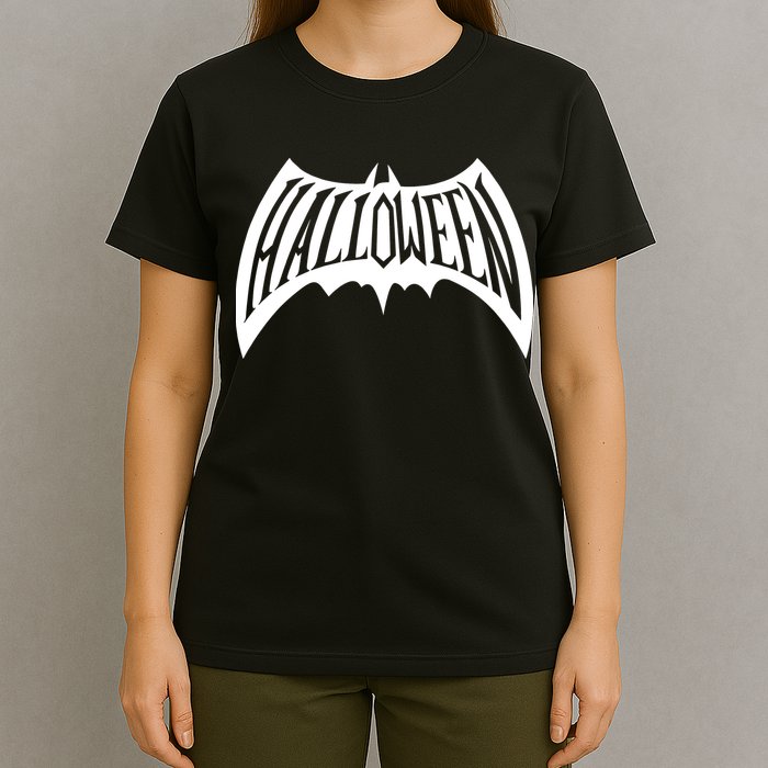 Halloween Man Bat Logo T-Shirt