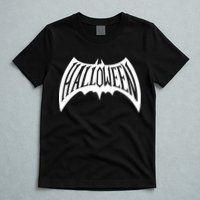 Halloween Man Bat Logo T-Shirt