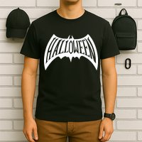 Halloween Man Bat Logo T-Shirt