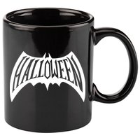 Halloween Man Bat Logo 11oz C Handle Ceramic Mug