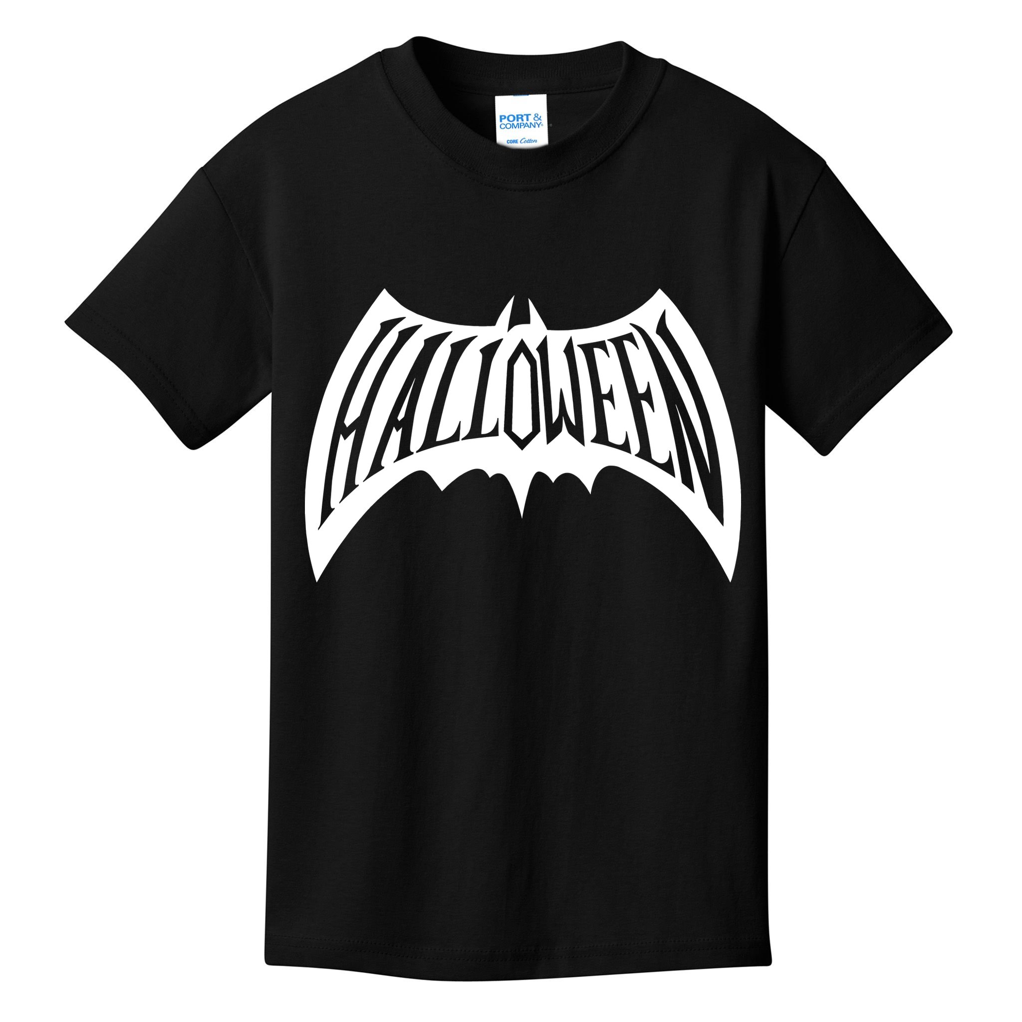 Halloween Man Bat Logo Kids T-Shirt