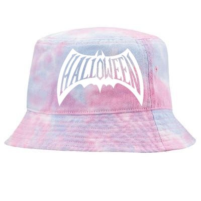 Halloween Man Bat Logo Tie-Dyed Bucket Hat