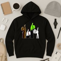Halloween Monsters Thumps Up Hoodie