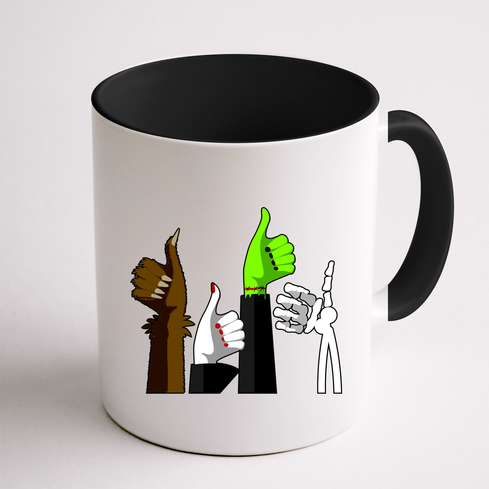 Halloween Monsters Thumps Up Mug