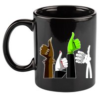 Halloween Monsters Thumps Up 11oz C Handle Ceramic Mug