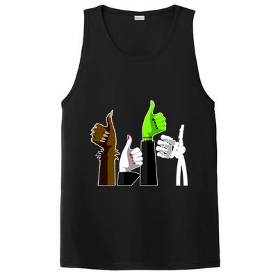 Halloween Monsters Thumps Up PosiCharge Competitor Tank