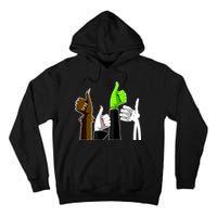 Halloween Monsters Thumps Up Tall Hoodie