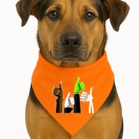 Halloween Monsters Thumps Up USA-Made Doggie Bandana