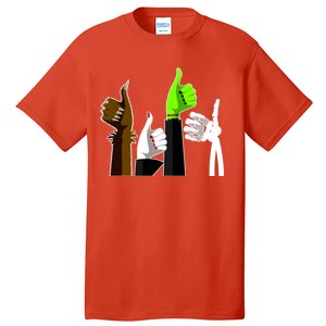 Halloween Monsters Thumps Up Tall T-Shirt