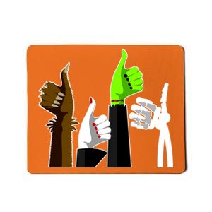 Halloween Monsters Thumps Up Mousepad